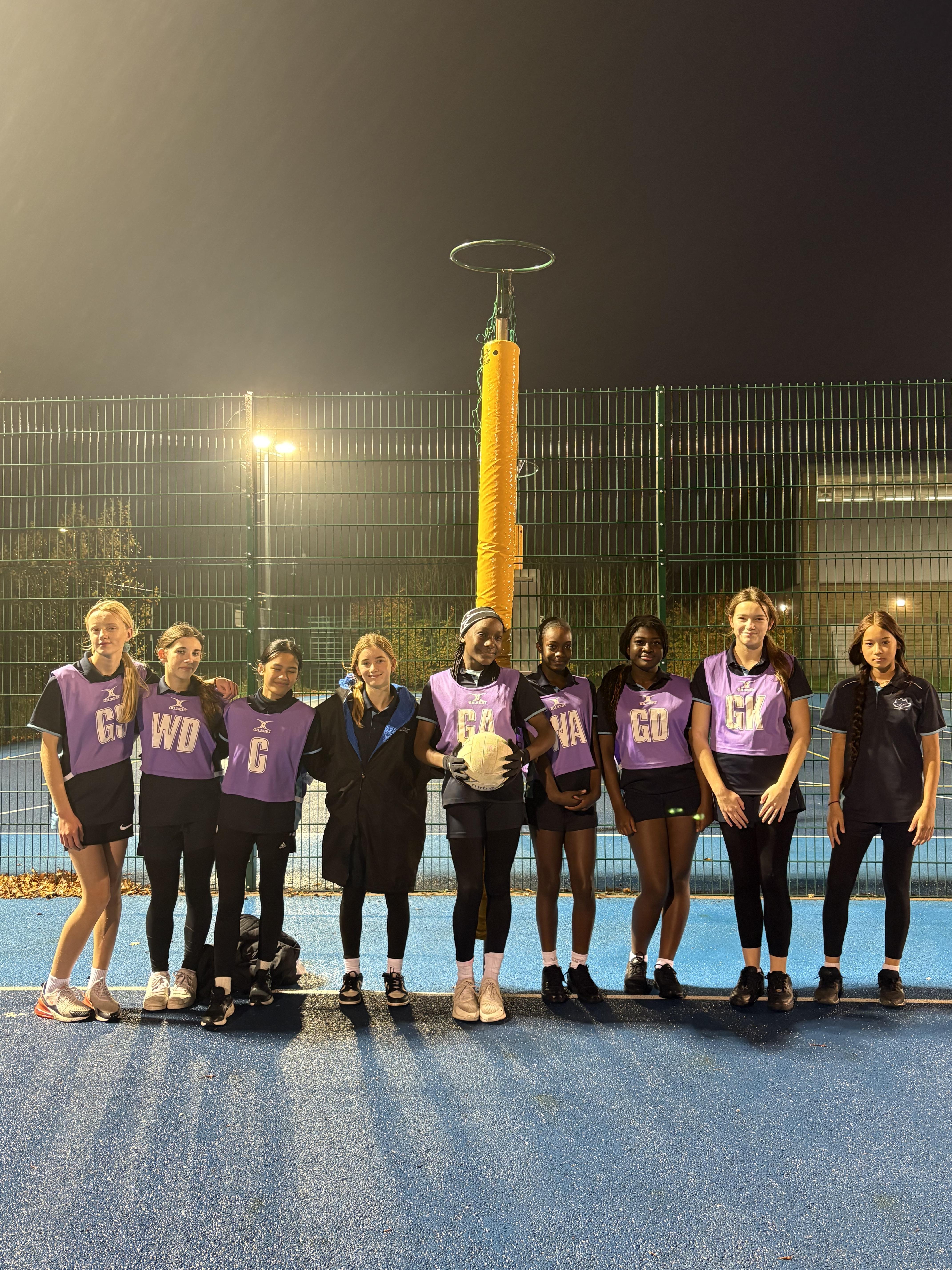 Year 8 Netball Success V The John Wallis Academy 