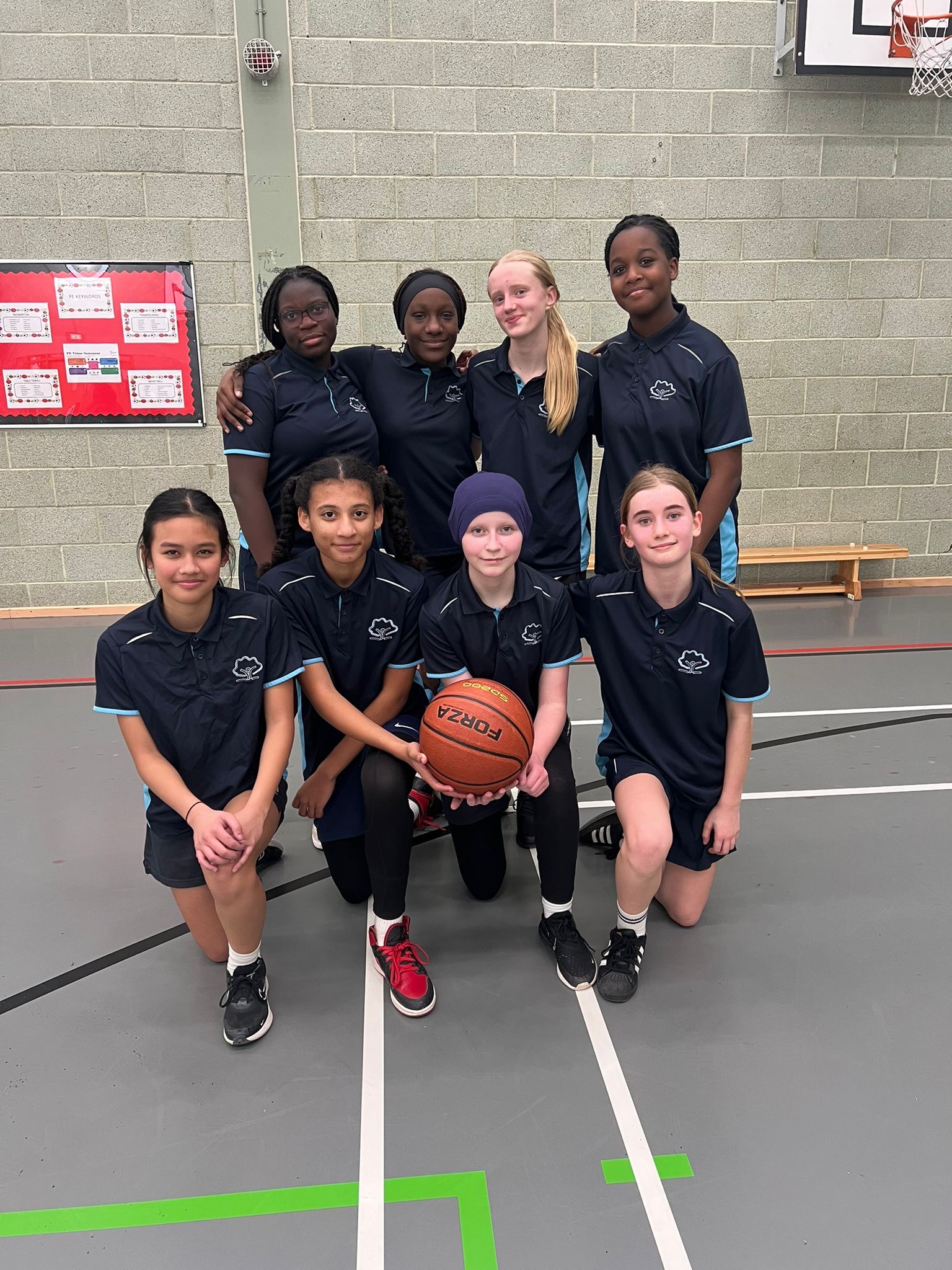 Y8 Basketball Girls Draw 20-20 vs The John Wallis Academy 